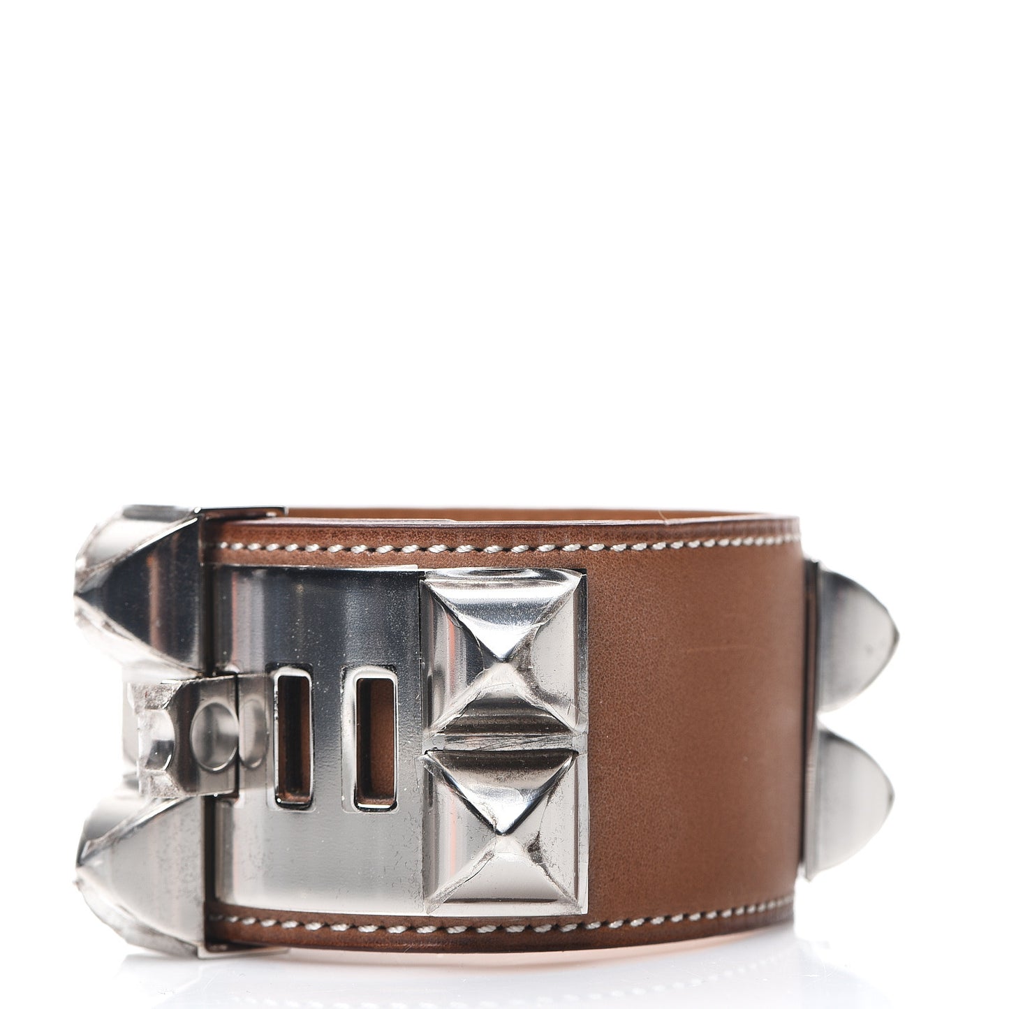 Barenia Collier De Chien CDC Bracelet L Fauve
