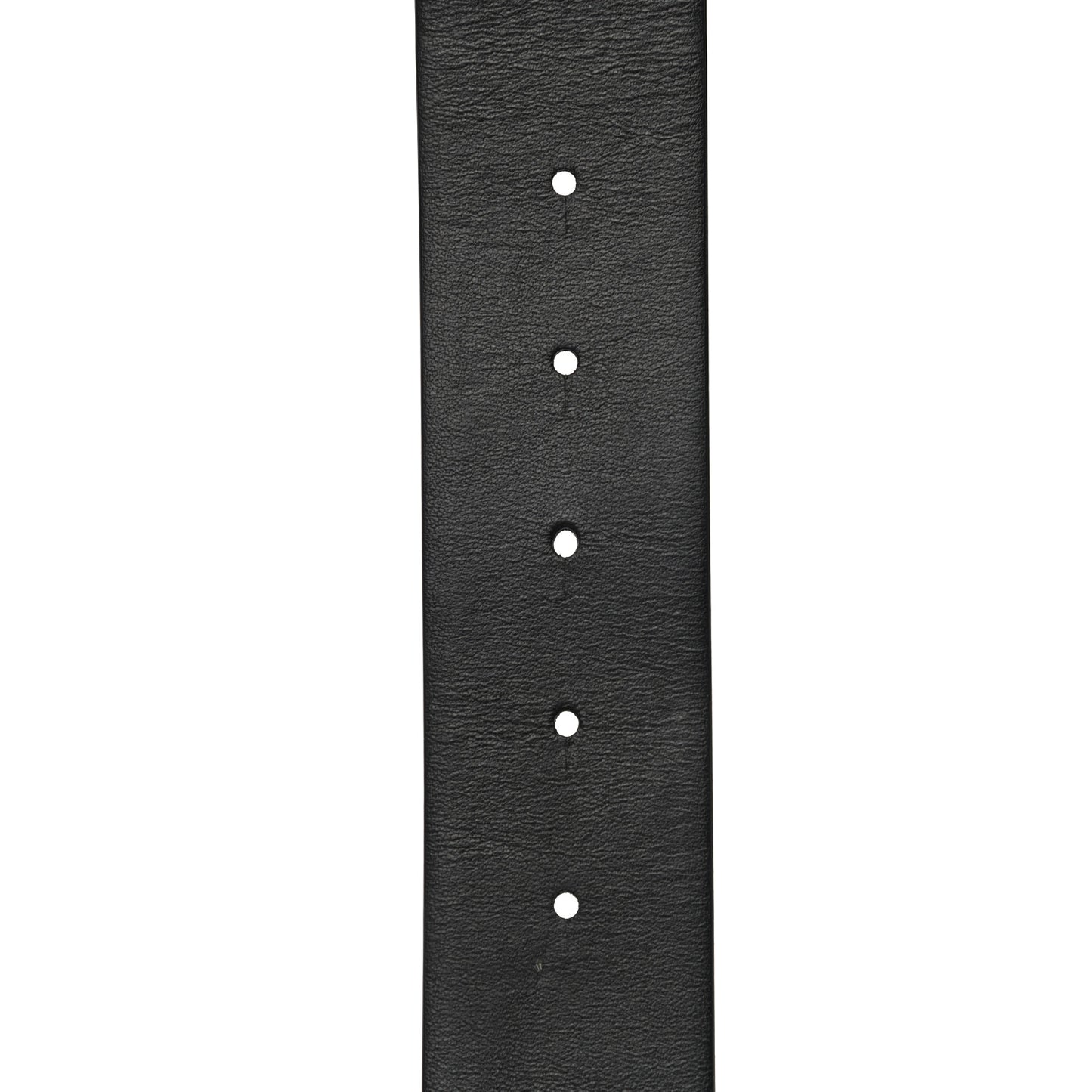 Glossy Calfskin Monochrome VLogo 40mm Belt 85 34 Black