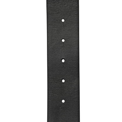 Valentino Garavani Glossy Calfskin Monochrome VLogo 40mm Belt 85 34 Black 6 of 9