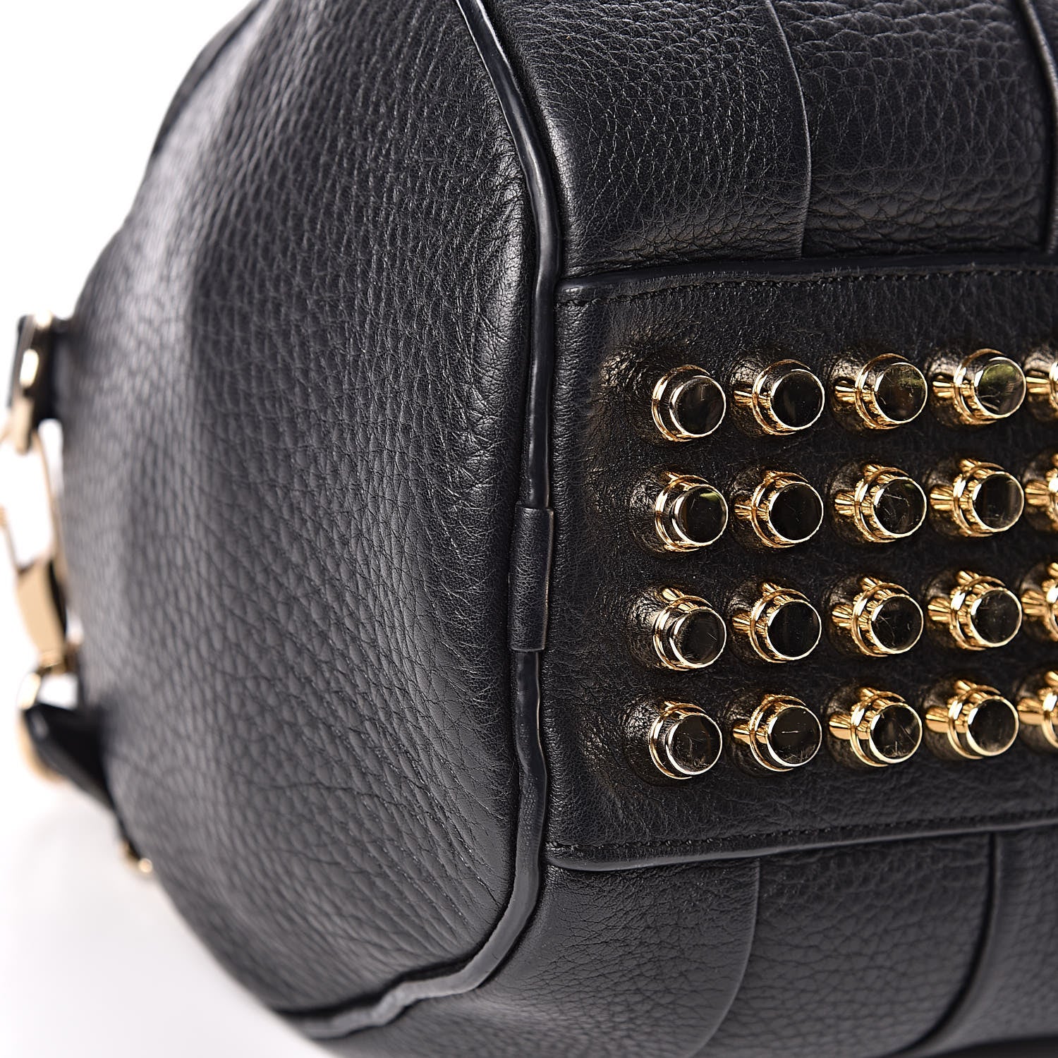 Alexander Wang Pebbled Lambskin Rockie Black Pale Gold Hardware 10 of 15