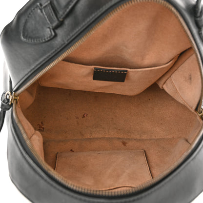 Gucci Calfskin Matelasse Animal Studs GG Marmont Dome Backpack Black 4 of 15