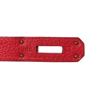 Hermes Togo Birkin 30 Rouge Vif 8 of 14