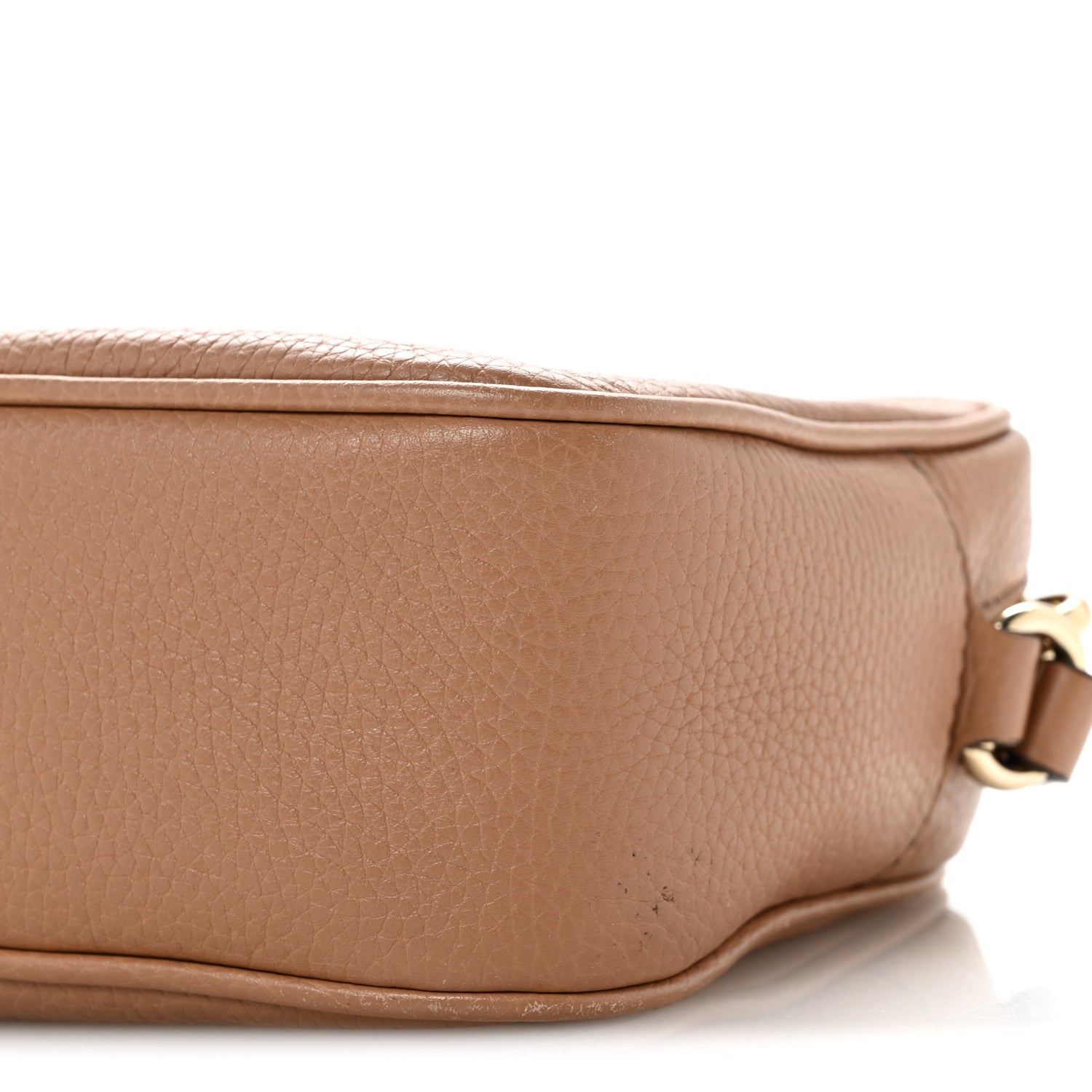 Gucci Pebbled Calfskin Small Soho Disco Bag Camelia Camelia 10 of 11