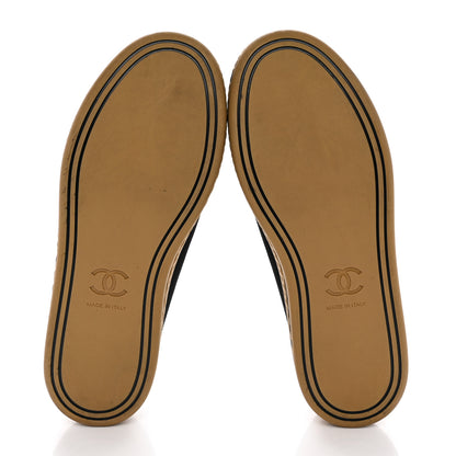Chanel Cork Jetty Sneaker 38.5 Brown Black 5 of 13