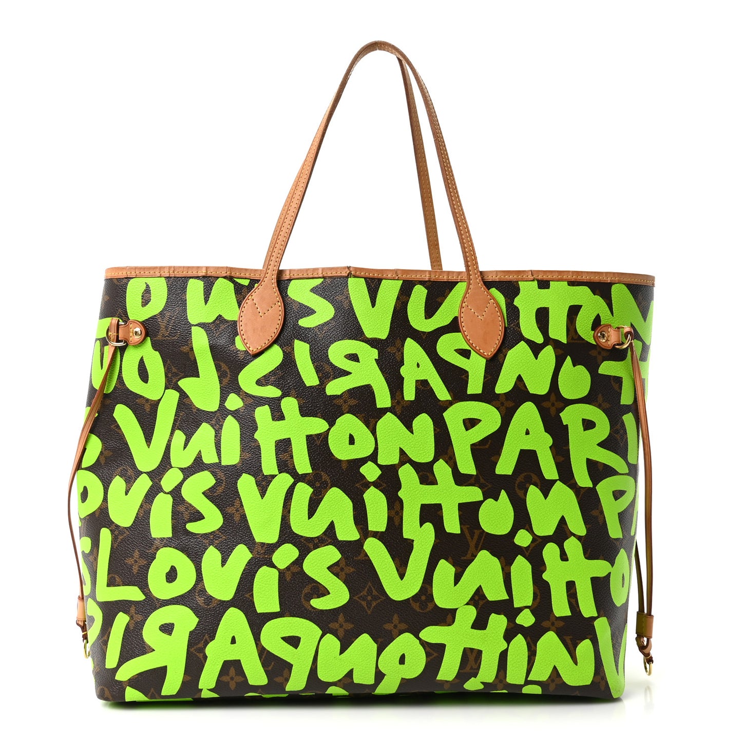 Monogram Graffiti Neverfull GM Green