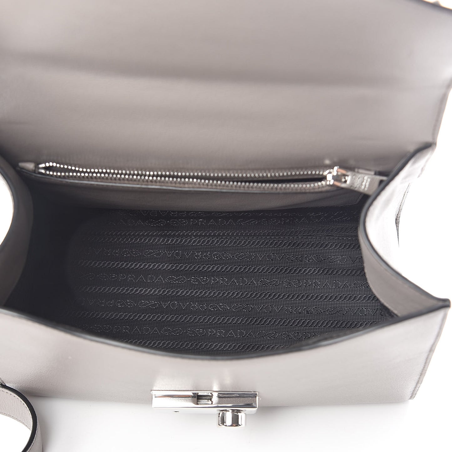 Glace Calfskin Studded Sound Shoulder Bag Argilla