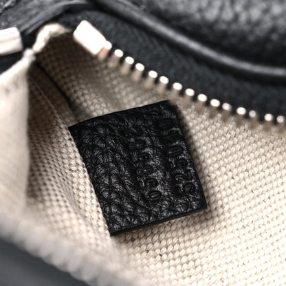 Gucci Piuma Calfskin Jumbo GG Embossed Small Belt Bag Black 7 of 9