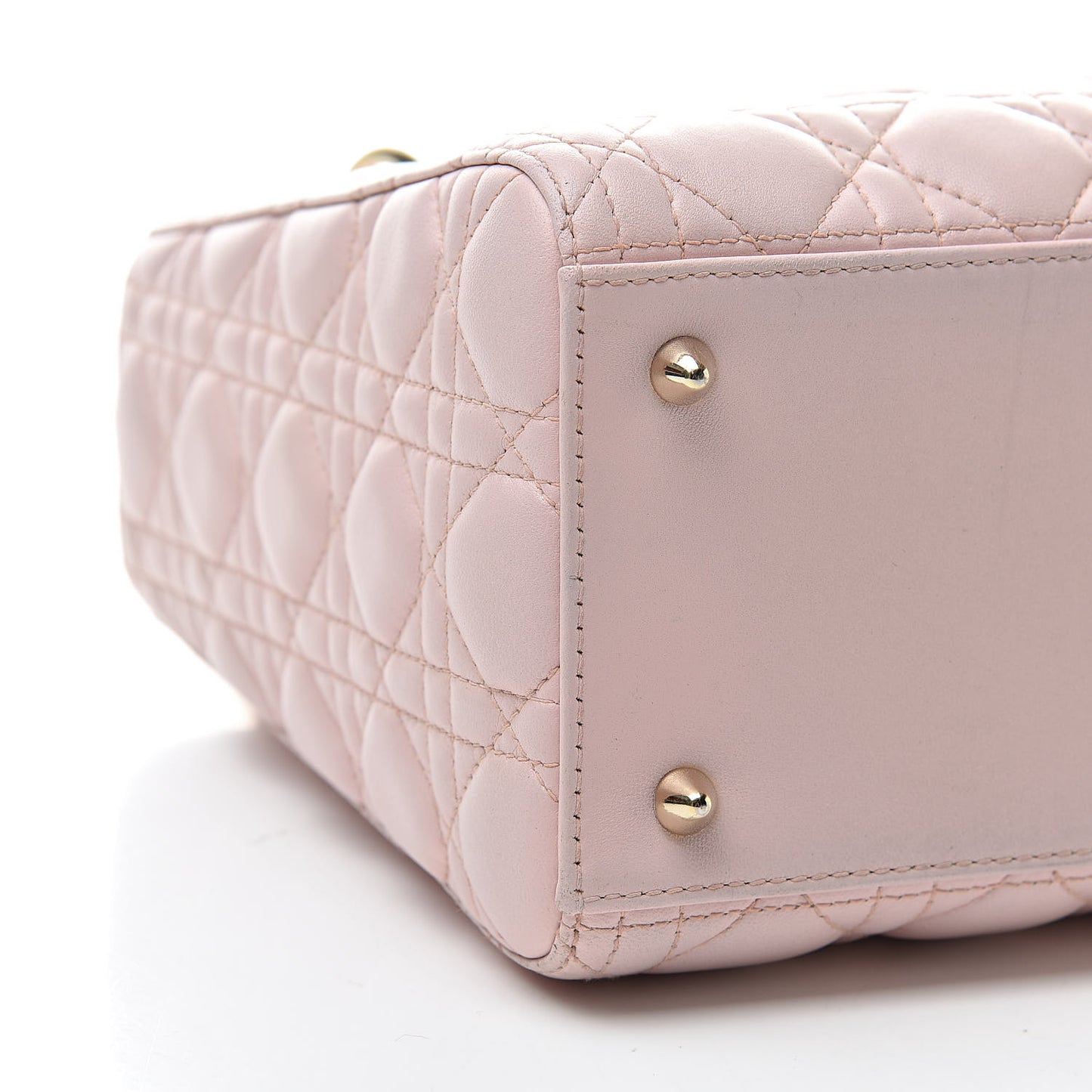 Lambskin Cannage Medium Lady Dior Light Pink