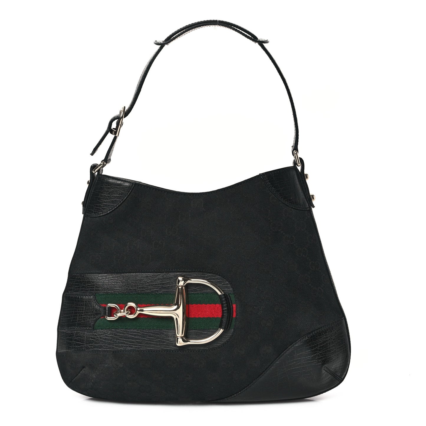 Monogram Web Hasler Hobo Black