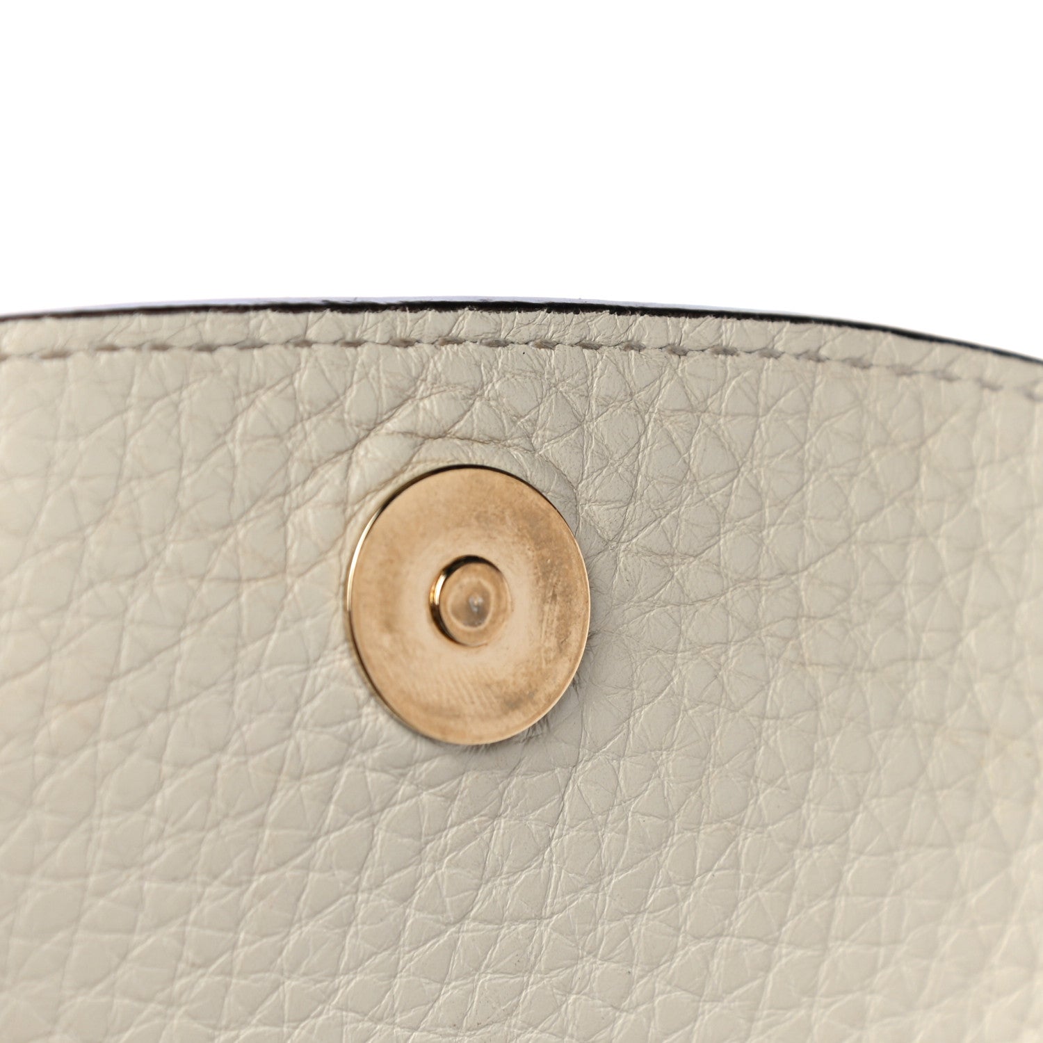 Gucci Pebbled Calfskin Small Soho Flap Crossbody Off White 13 of 21