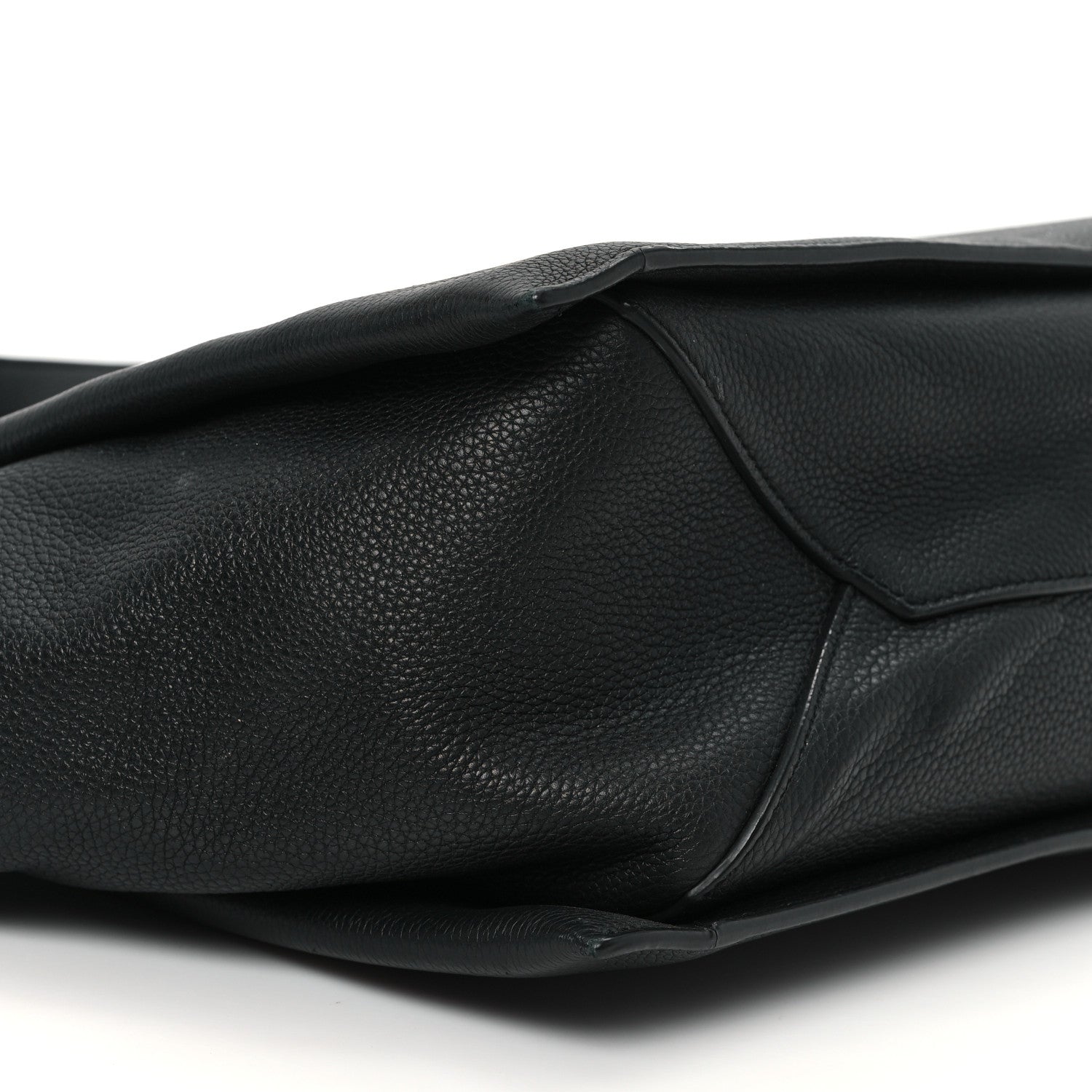 Celine Baby Grained Calfskin Medium Tri-Fold Bag Black 8 of 12