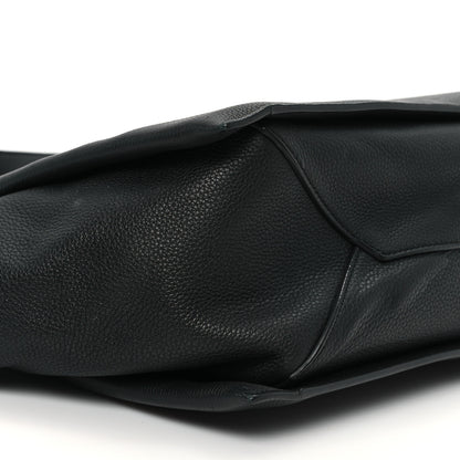 Celine Baby Grained Calfskin Medium Tri-Fold Bag Black 8 of 12