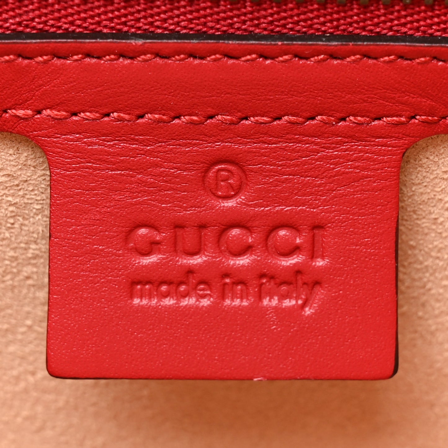 Calfskin Sylvie Web Small Queen Margaret Top Handle Bag Red