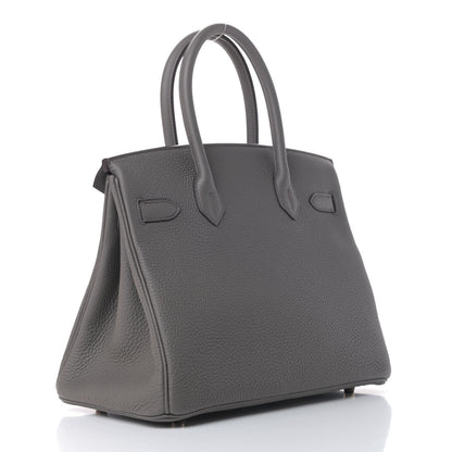 Hermes Togo Birkin 30 Etain 2 of 9
