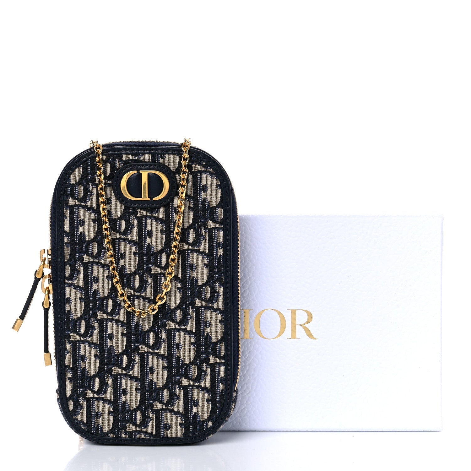 Christian Dior Oblique 30 Montaigne Phone Holder Blue 11 of 11