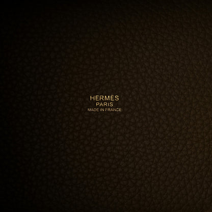 Hermes Taurillon Clemence Picotin Lock 18 PM Etoupe 5 of 9