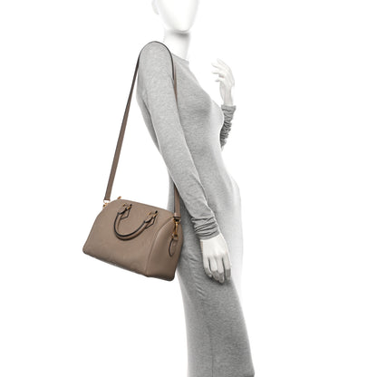 Louis Vuitton Empreinte Monogram Giant Speedy Bandouliere 25 Tourterelle 2 of 9