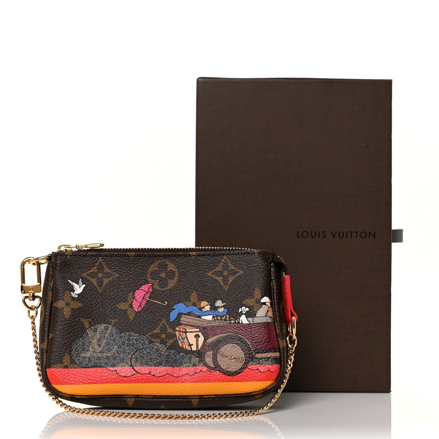 Monogram 2015 Christmas Animation Mini Pochette Accessories