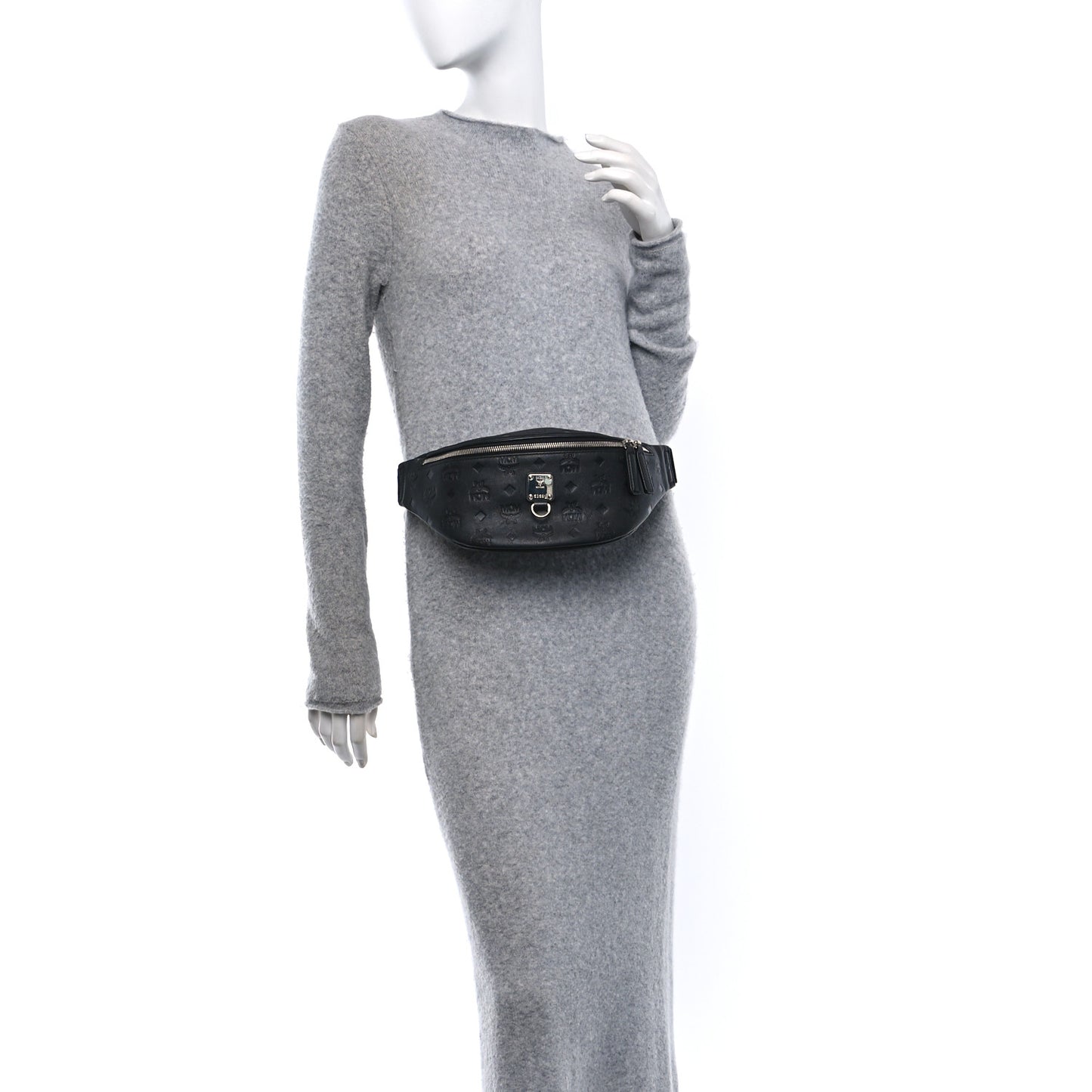 Calfskin Ottomar Monogram Belt Bag Black