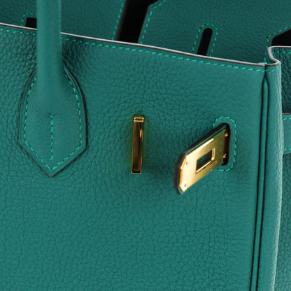 Hermes Togo Birkin 30 Malachite 15 of 22