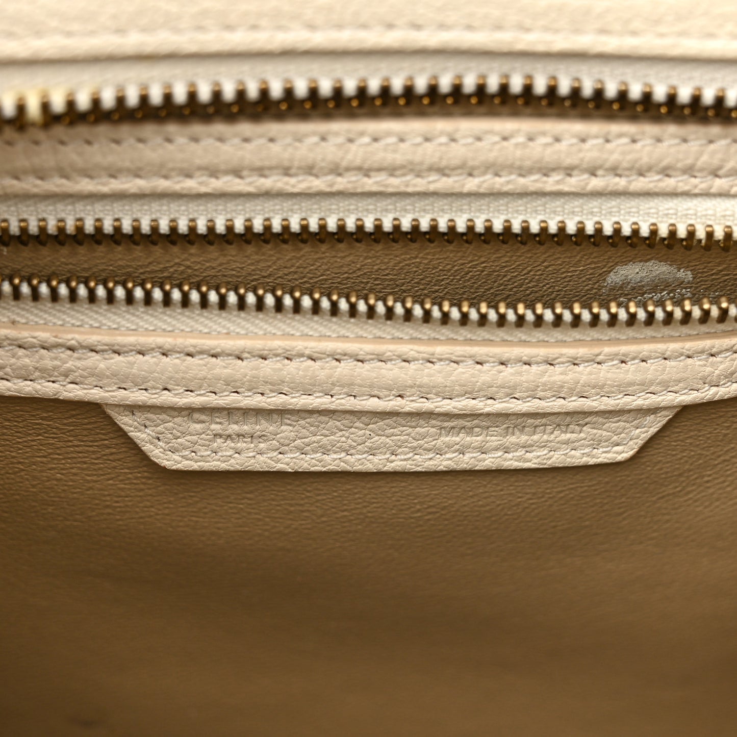 Goatskin Micro Luggage White