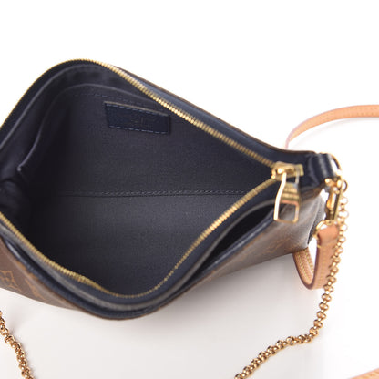 Louis Vuitton Monogram Pallas Clutch Blue Marine 5 of 9
