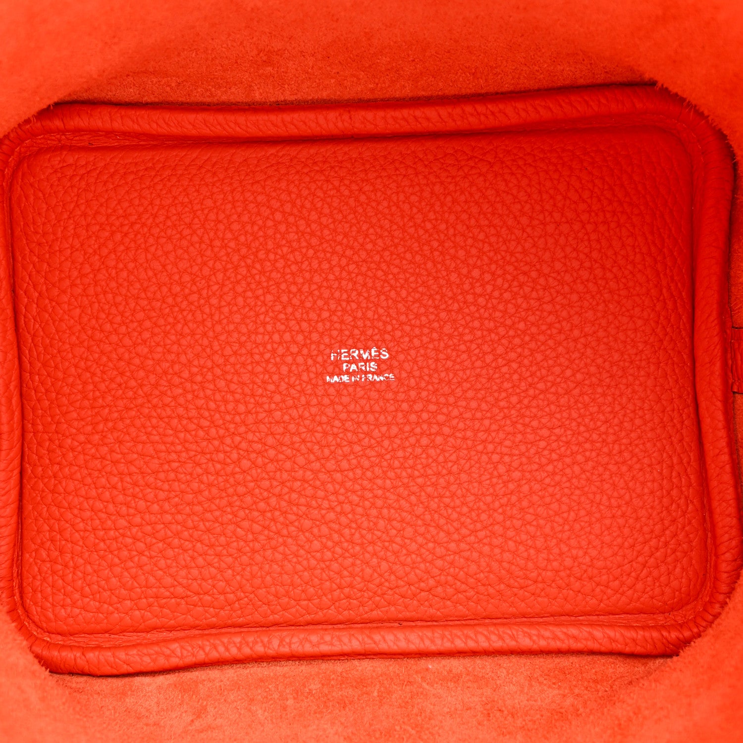 Hermes Taurillon Clemence Picotin Lock 18 PM Tangerine 1841098