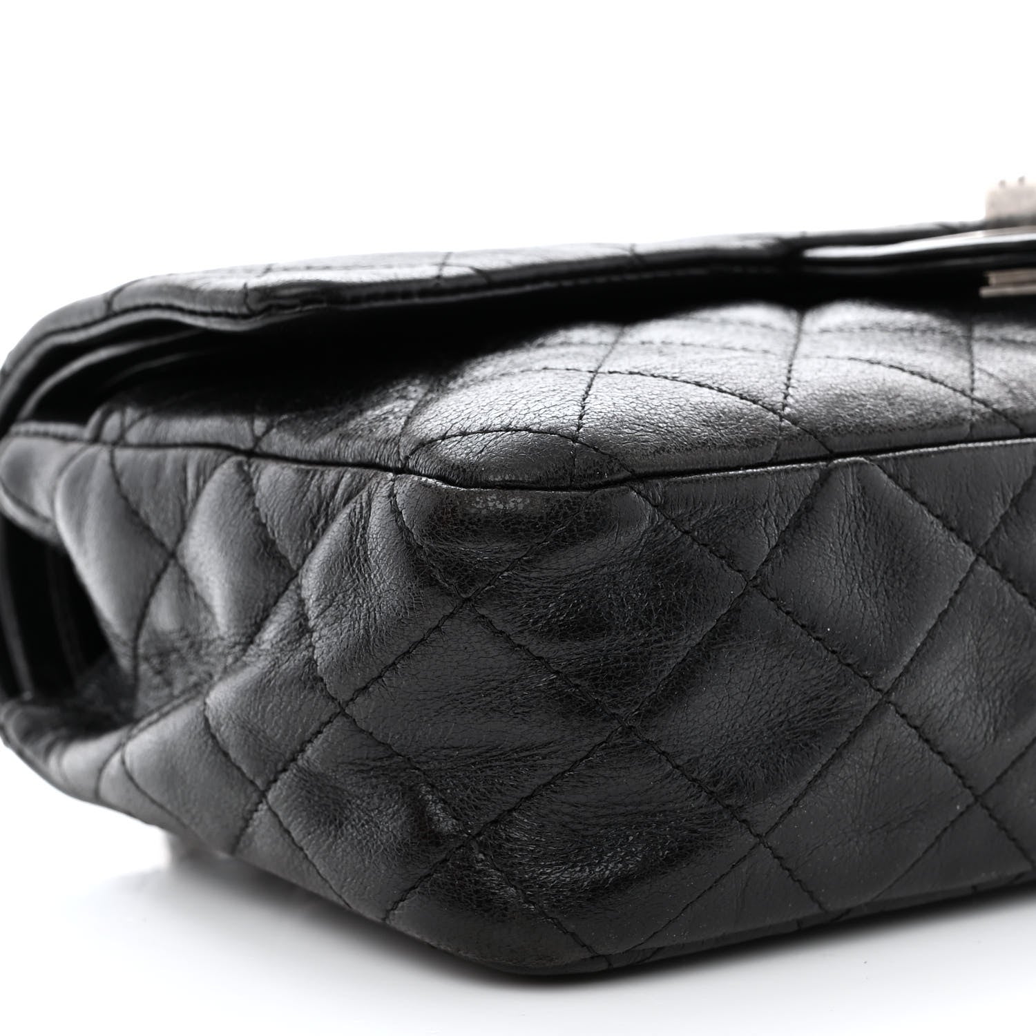 Chanel Lambskin Quilted Medium Hybrid Reissue Flap Black 9 of 11