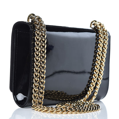 Louis Vuitton Patent Chain Louise MM Black 3 of 11