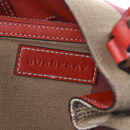 Burberry Canvas Mega Check Medium Maidstone Cadmium Red 6 of 13