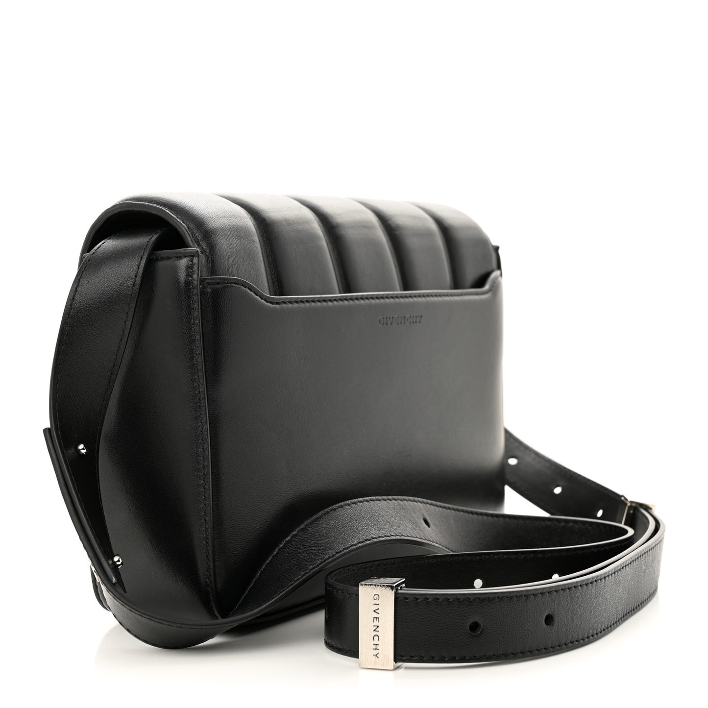 Lambskin 4G Medium Padded Crossbody Bag Black
