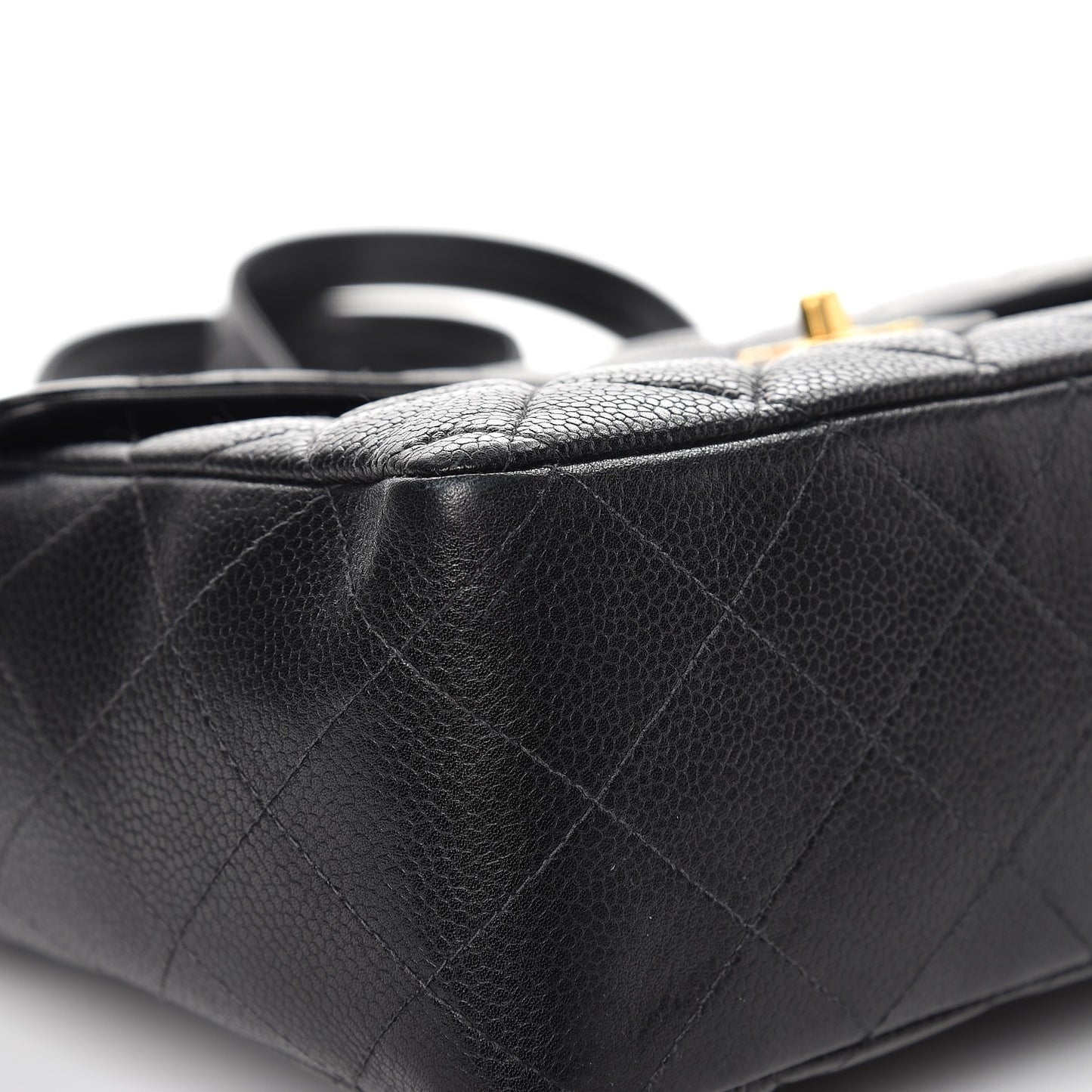 Caviar Quilted Backpack Black