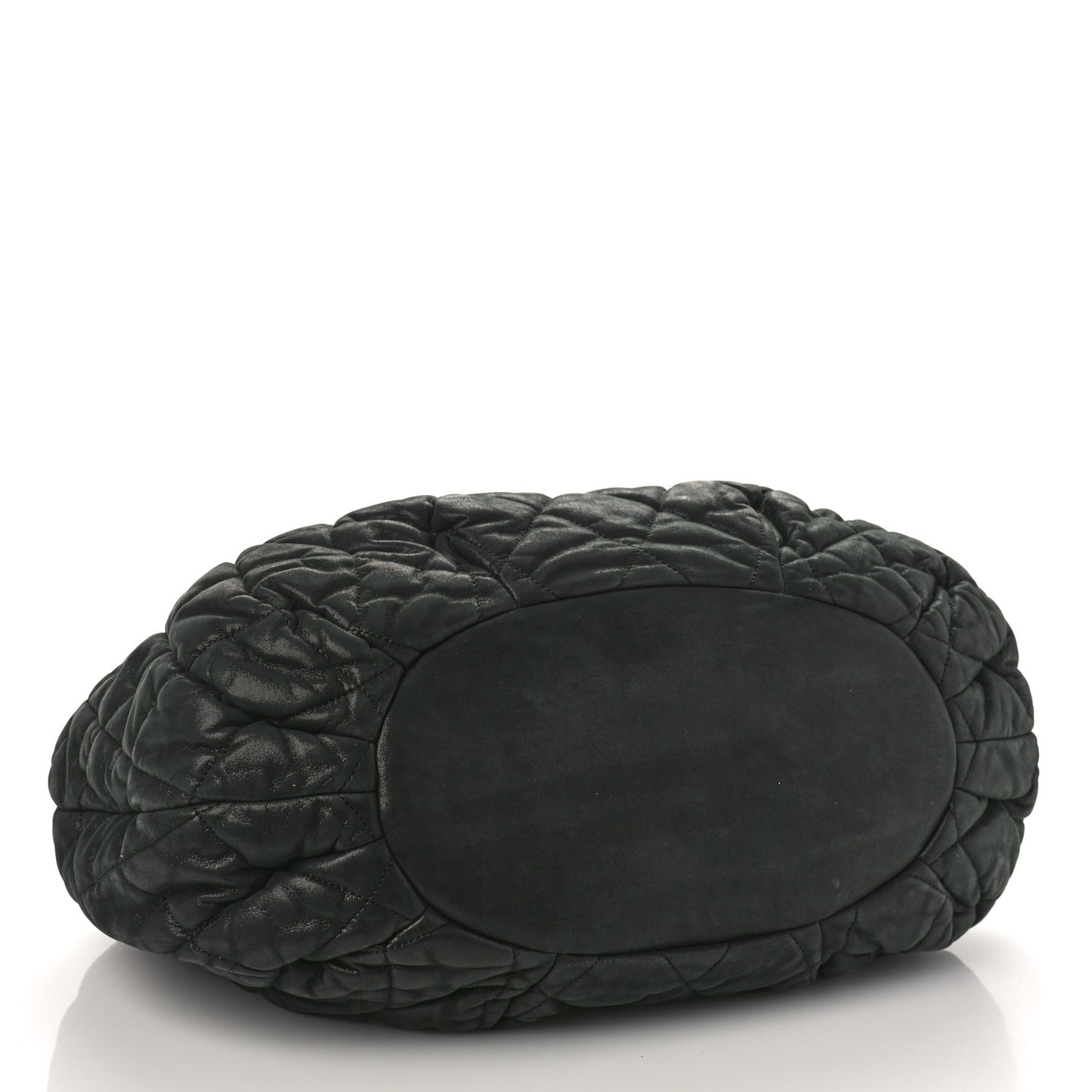 Iridescent Calfskin Quilted Large In The Mix Tote Black