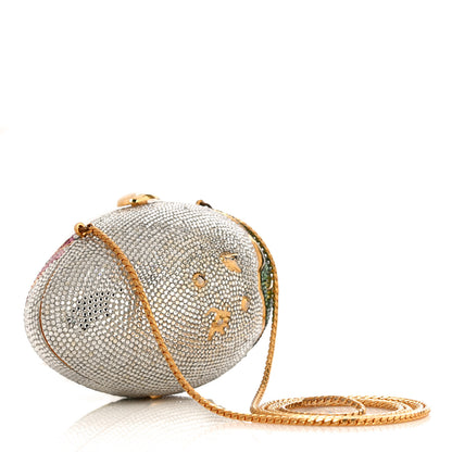 Judith Leiber Crystal Rose Egg Minaudiere Clutch Multicolor 2 of 12