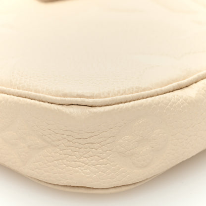 Louis Vuitton Empreinte Monogram Giant Multi Pochette Accessories Mini Pochette Cream 9 of 9