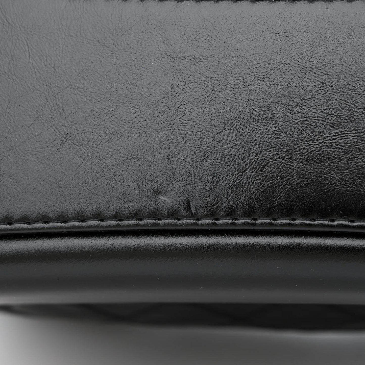 Aged Calfskin Quilted Medium Gabrielle Hobo Black