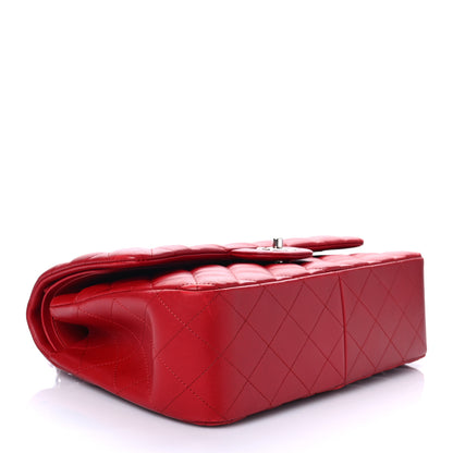 Chanel Lambskin Quilted Jumbo Double Flap Red 4 of 11