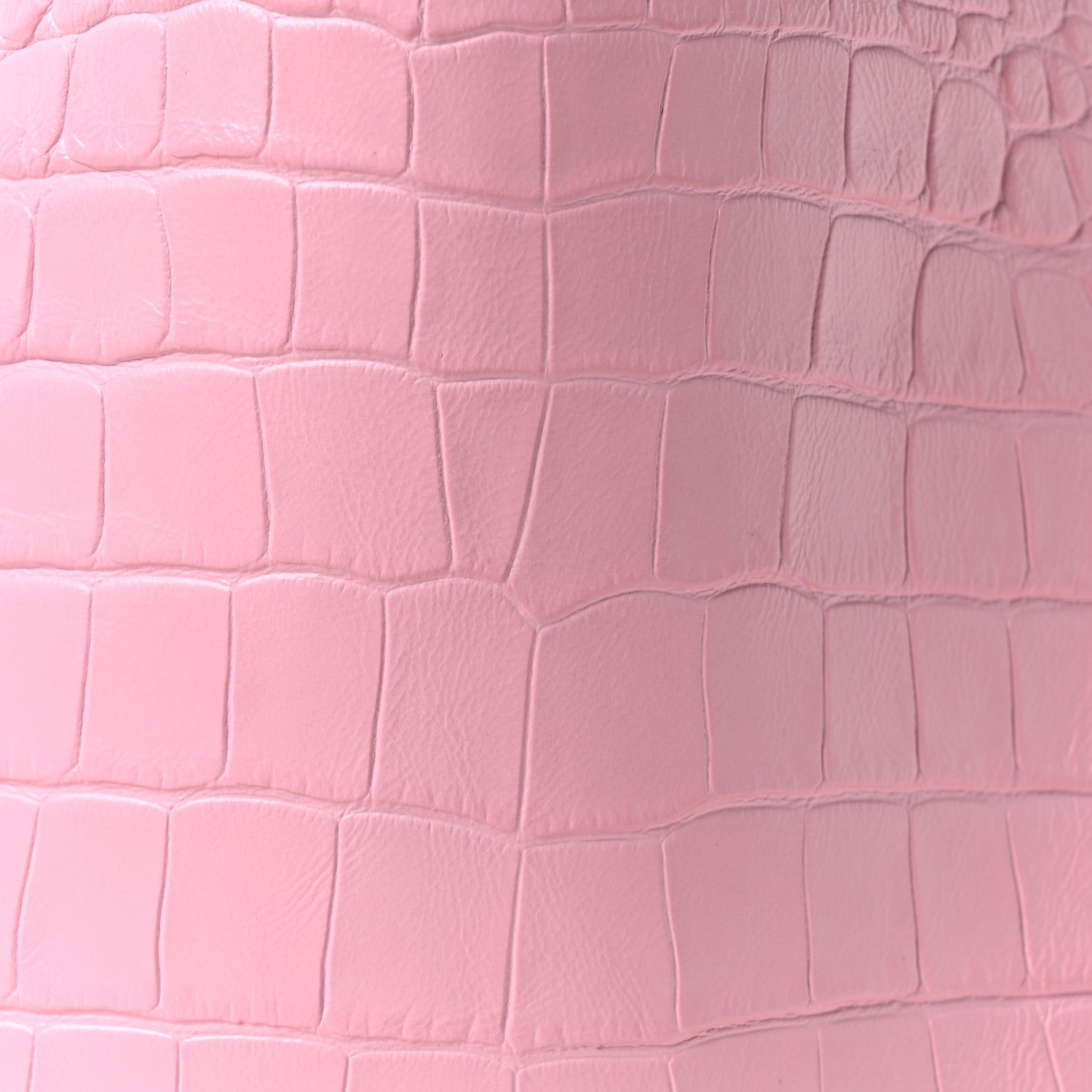 Balenciaga Calfskin Logo Crocodile Embossed XS Tool 2.0 North-South Tote Candy Pink White 9 of 11