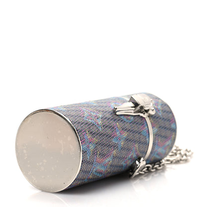 Louis Vuitton Monogram LV Pop Chain Lipstick Case Blue 6 of 6