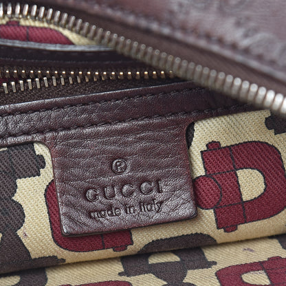 Gucci Calfskin Medium Horsebit Chain Hobo Brown 6 of 19