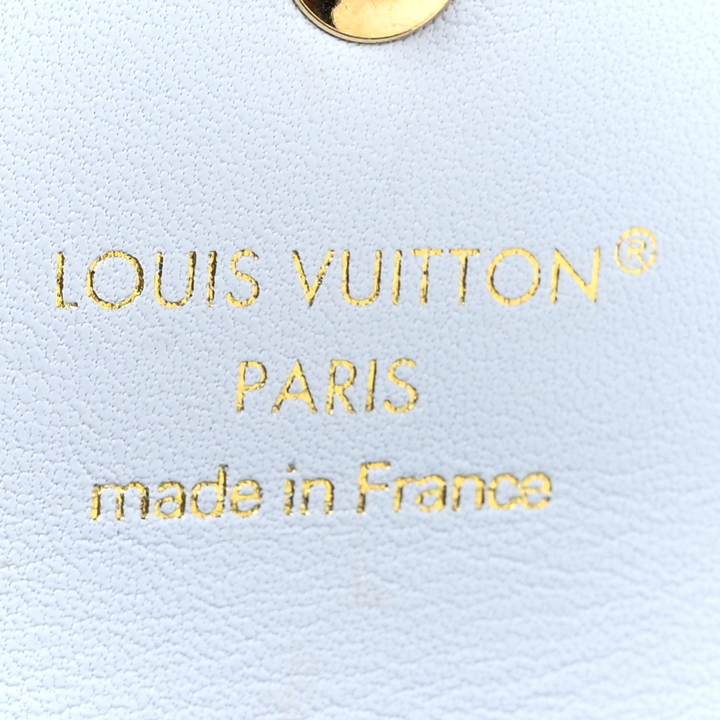 Calfskin Tiny Recto Verso Card Holder LV Bloom Azure Blue