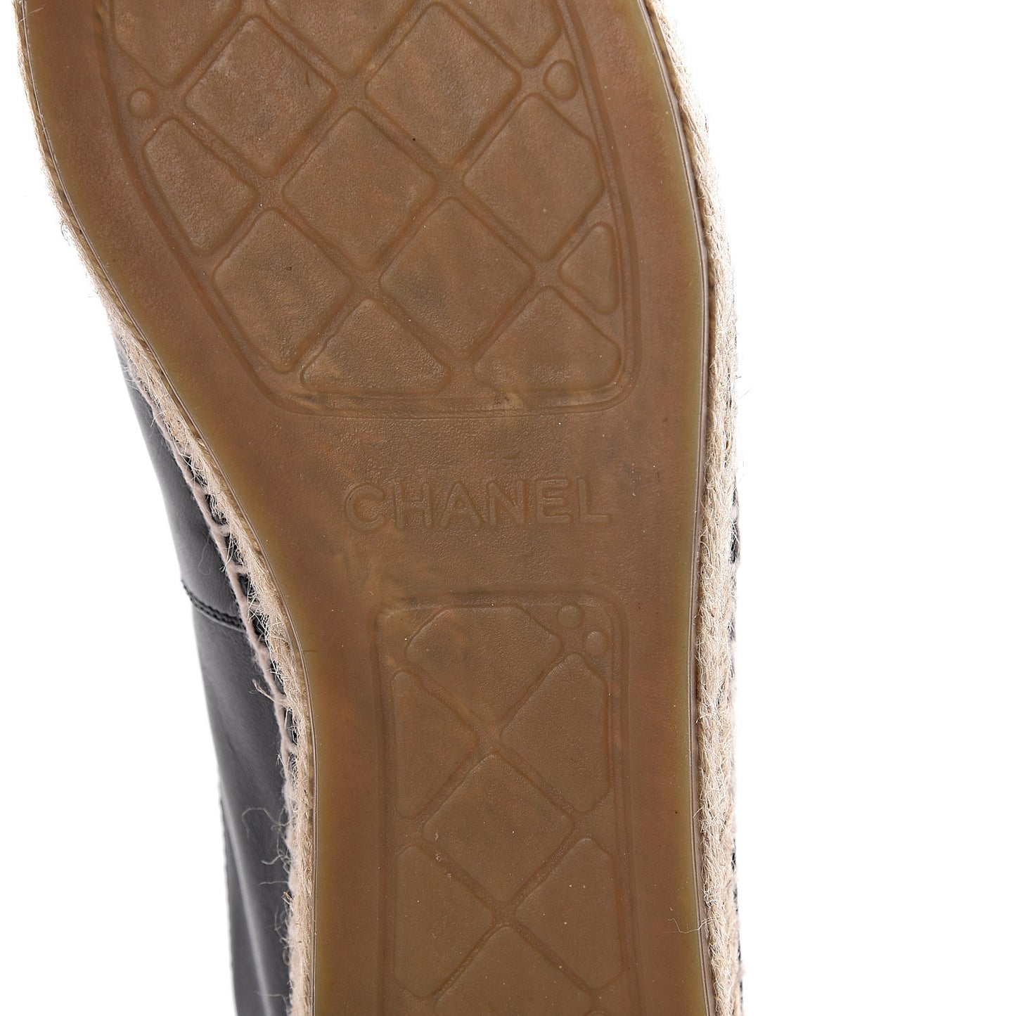 Lambskin CC Espadrilles 39 Black