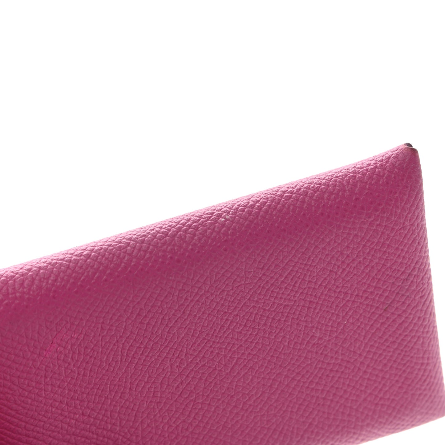 Epsom Calvi Card Case Rose Pourpre