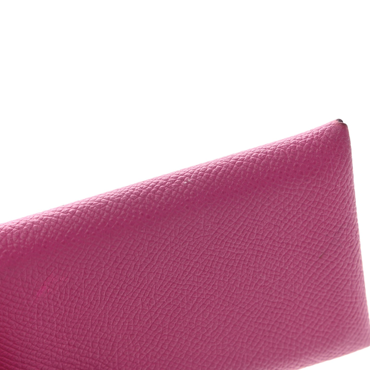 Hermes Epsom Calvi Card Case Rose Pourpre 10 of 11