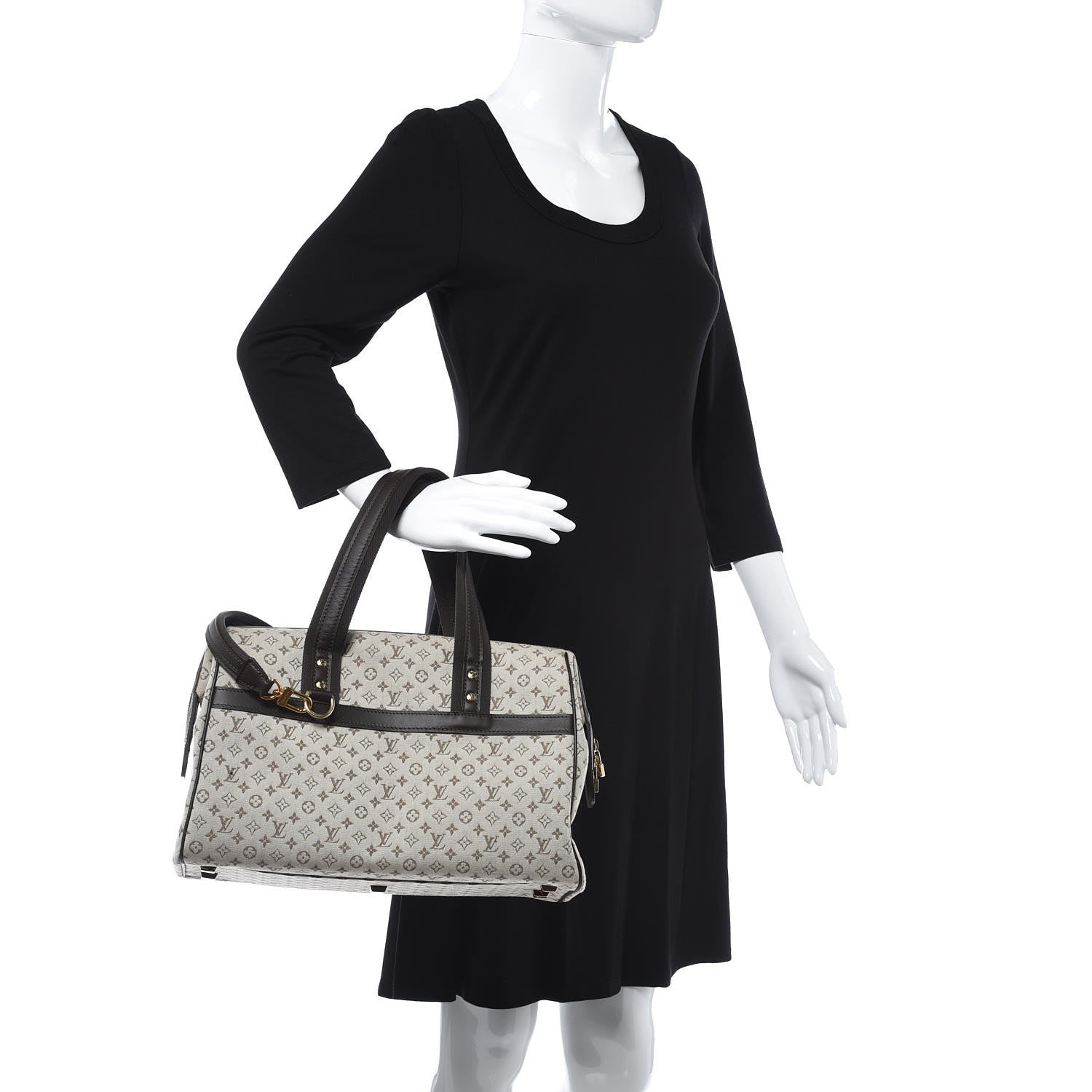 Louis Vuitton Mini Monogram Josephine GM Light Kaki 2 of 8