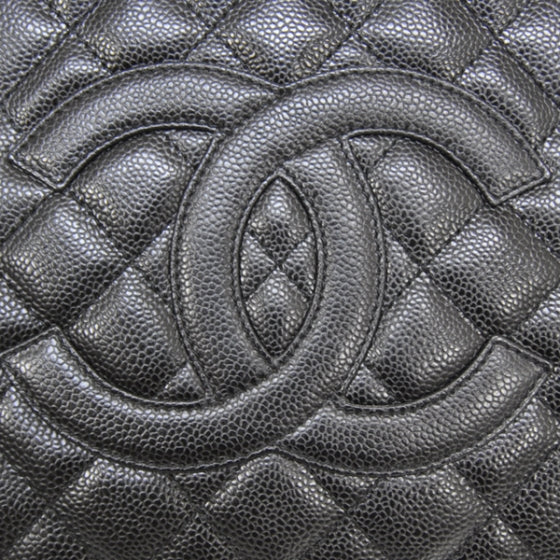 Chanel Caviar Quilted Grand Shopping Tote GST Black 9 of 11