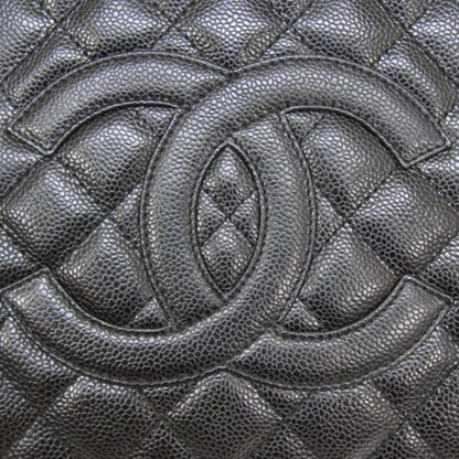 Chanel Caviar Quilted Grand Shopping Tote GST Black 9 of 11