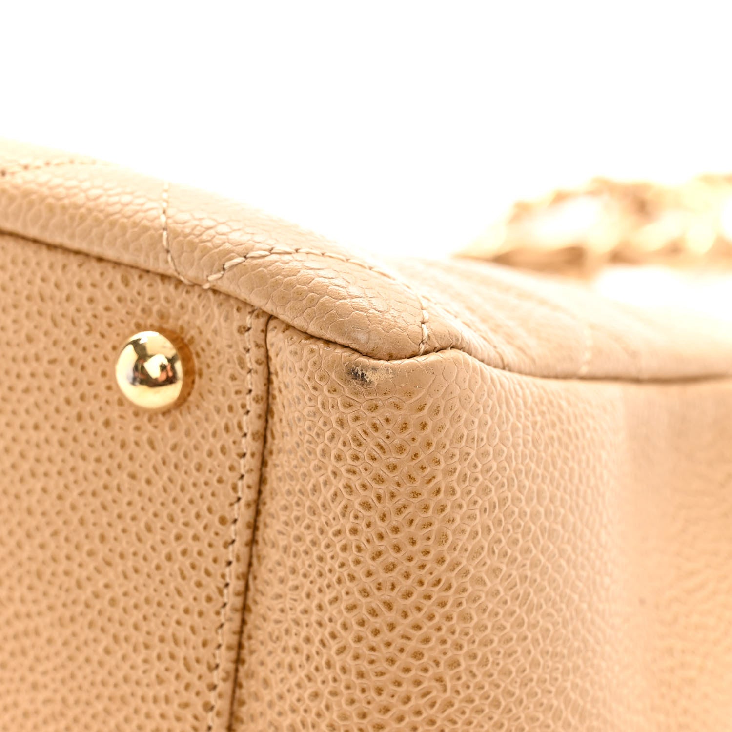 Chanel Caviar Quilted Petit Timeless Tote PTT Beige 9 of 9