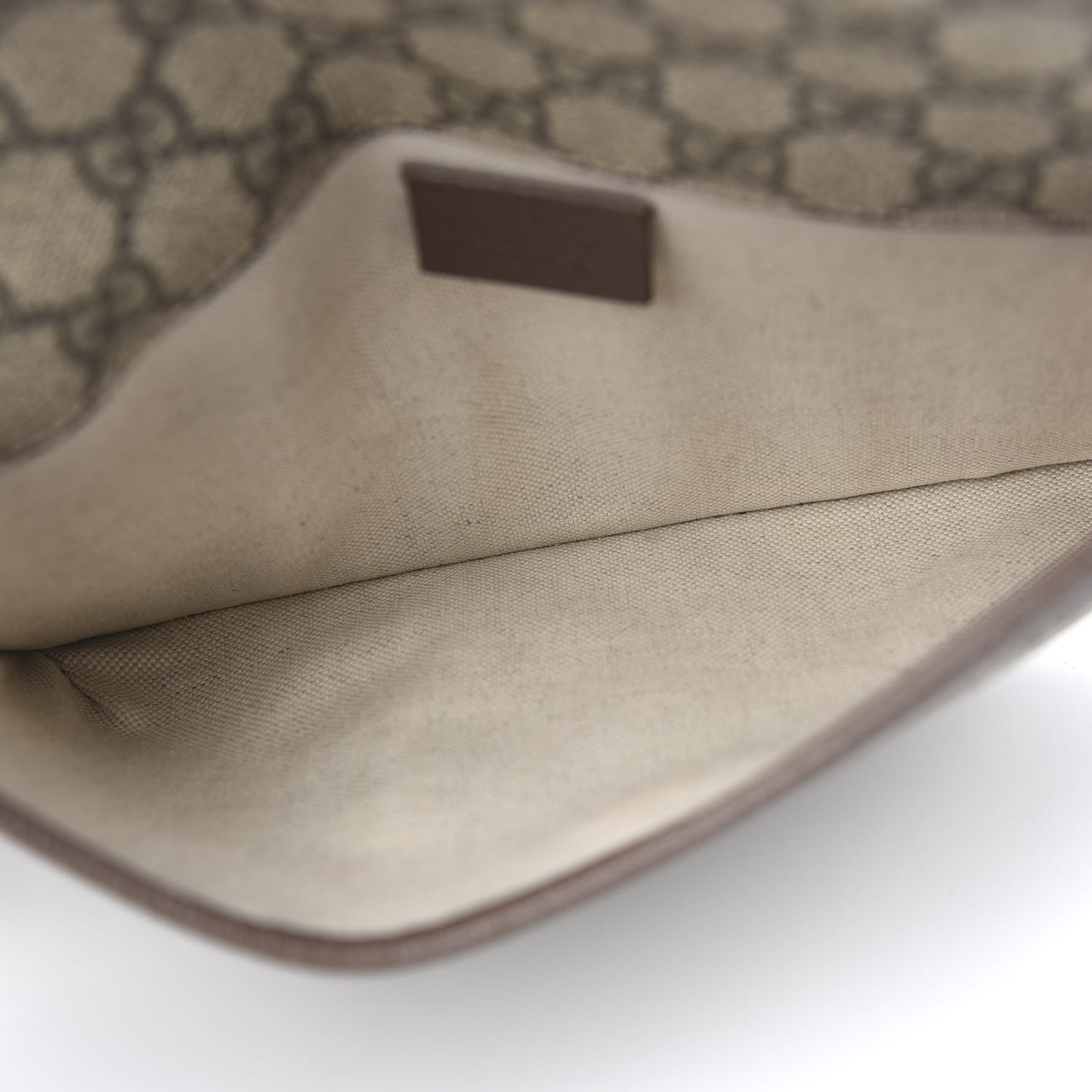 GG Supreme Monogram Neo Vintage Web Belt Bag Brown