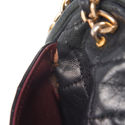 Chanel Lambskin Quilted Camera Case Black 15 of 15